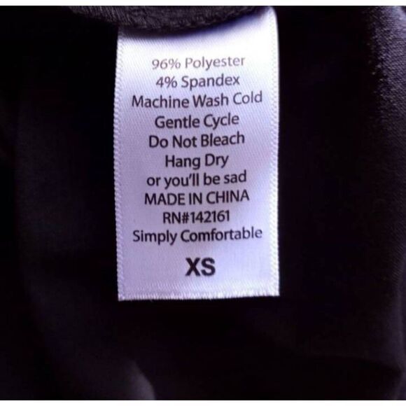 LULAROE BLACK T-SHIRT SZ.XS EUC. - Picture 4 of 4